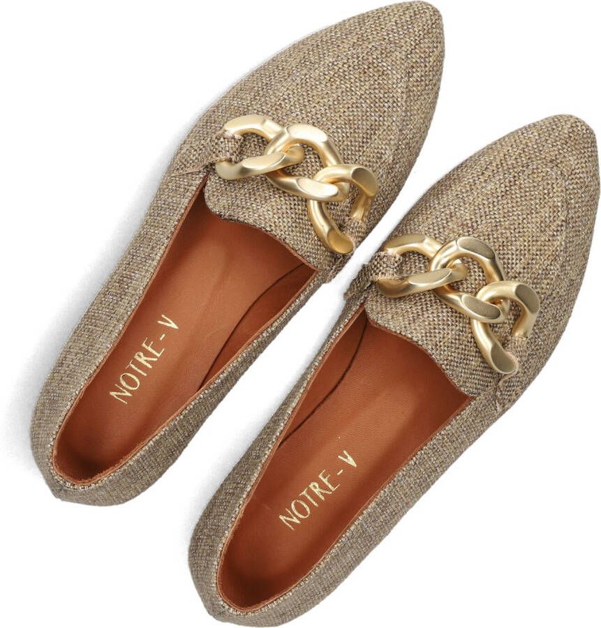 NOTRE-V Beige Loafers 4605