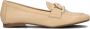Chain Detail bruin Tinten 49076 Loafers Instappers Dames Beige - Thumbnail 3