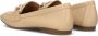 Chain Detail bruin Tinten 49076 Loafers Instappers Dames Beige - Thumbnail 4