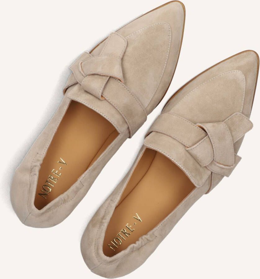 NOTRE-V Beige Loafers 5672