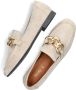 Notre-v Beige Suède Mocassins met Gouden Detail Beige Dames - Thumbnail 7