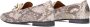 Notre-v Beige Leren Loafers met Slangenprint Beige Dames - Thumbnail 5
