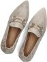 Notre-V 8015 Loafers Instappers Dames Beige - Thumbnail 6
