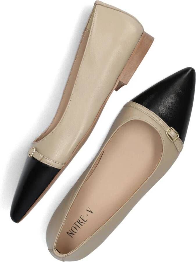 NOTRE-V Beige Loafers Vk1011