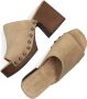 Notre-V 06 242 Muiltjes Dames Beige - Thumbnail 5