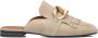 Notre-v Beige Suède Fringe Muiltjes Beige Dames - Thumbnail 4