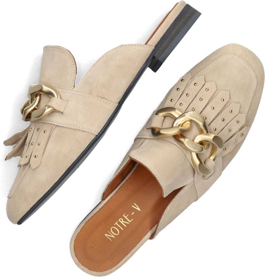 NOTRE-V Beige Hakken 5649