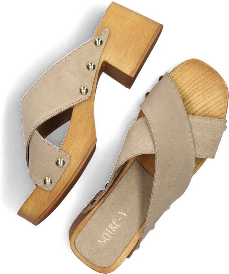 NOTRE-V Beige Hakken 8782