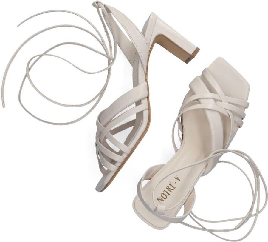 NOTRE-V Beige Sandalen 12372