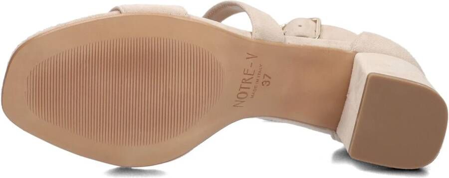 NOTRE-V Beige Sandalen 16036