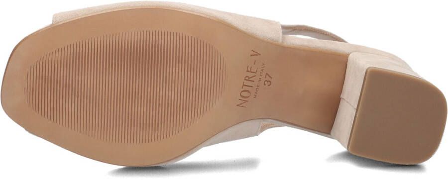 NOTRE-V Beige Sandalen 16068