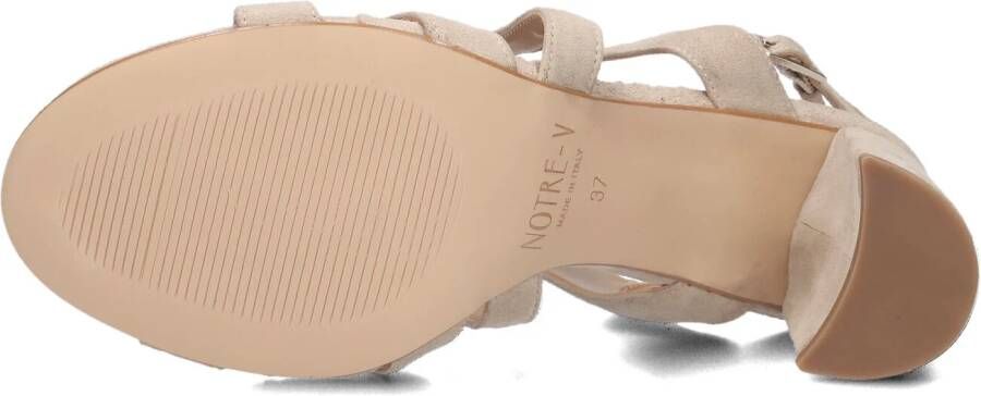 NOTRE-V Beige Sandalen 22552