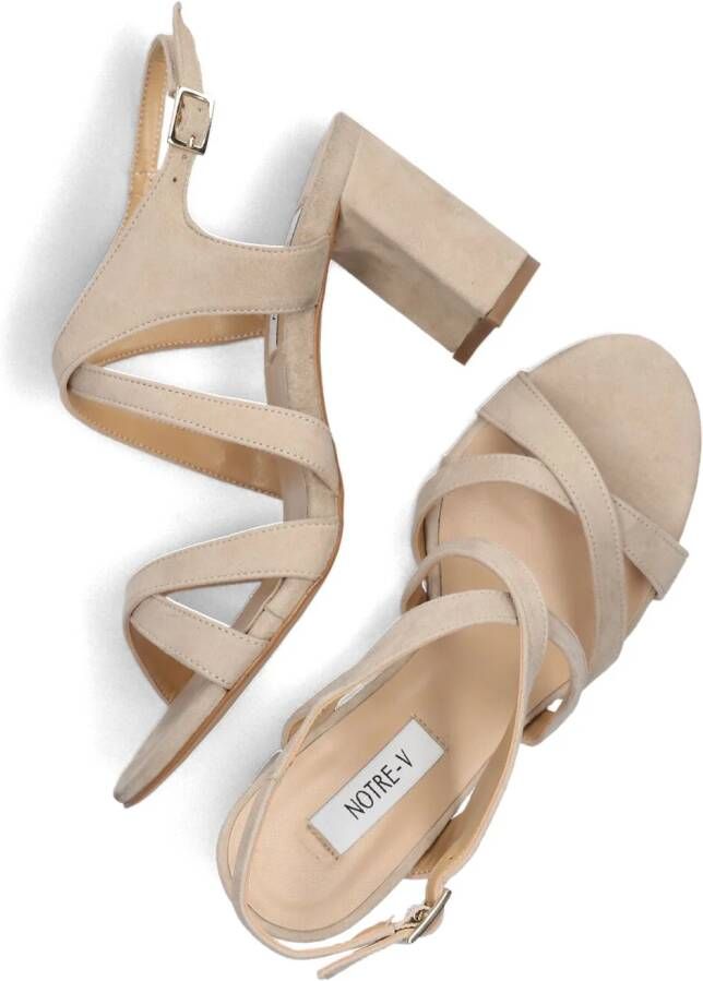 NOTRE-V Beige Sandalen 22552