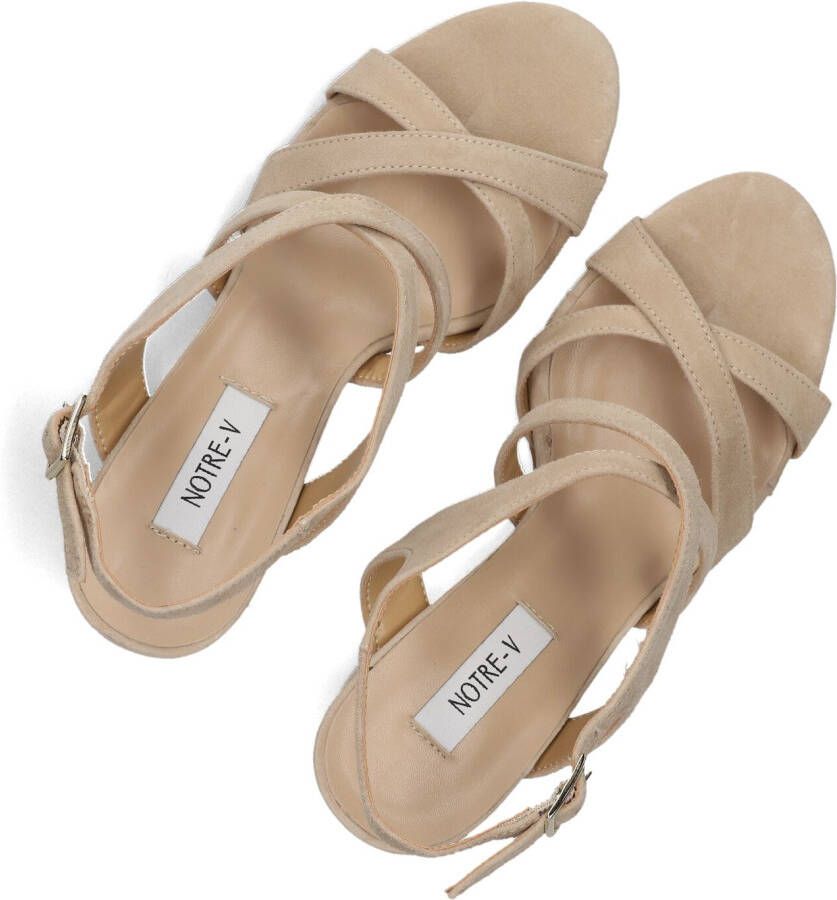 NOTRE-V Beige Sandalen 22552