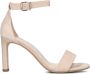 Notre-v Beige Sandaal met Slanke Blokhak Beige Dames - Thumbnail 3