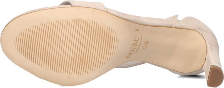 NOTRE-V Beige Sandalen 29242