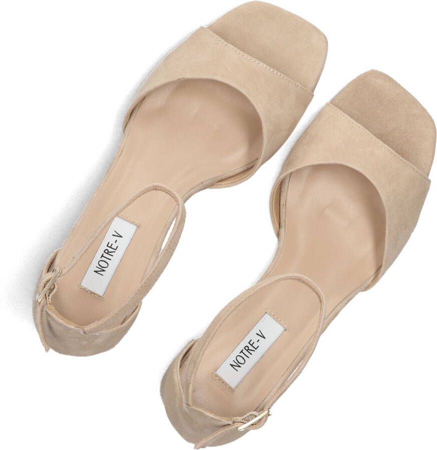 NOTRE-V Beige Sandalen 46654