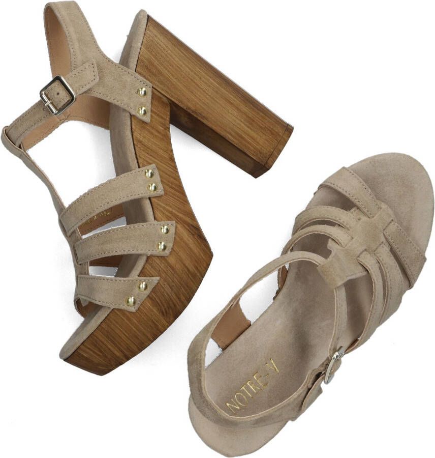 NOTRE-V Beige Sandalen 7946