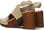 Notre-v Dames Sandalen 8513 Beige Dames - Thumbnail 3