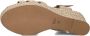 Notre-V As-14372 Sandalen Met Sleehak Dames Beige - Thumbnail 5