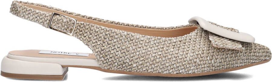 NOTRE-V Beige Hakken 12241
