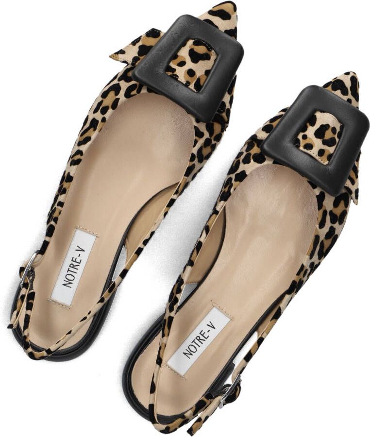 NOTRE-V Beige Hakken 12241