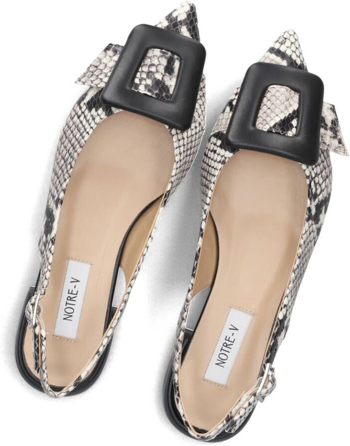 NOTRE-V Beige Hakken 12241