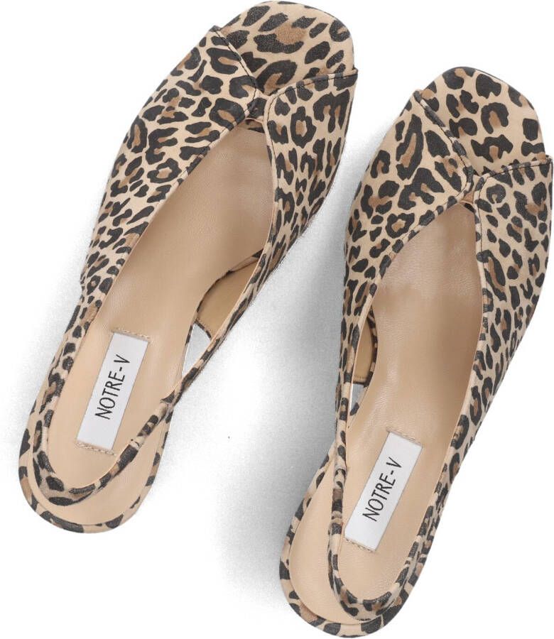 NOTRE-V Beige Hakken 16068