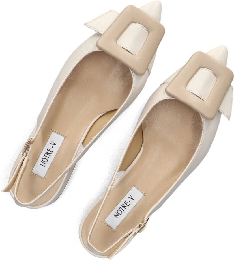 NOTRE-V Beige Hakken 3341