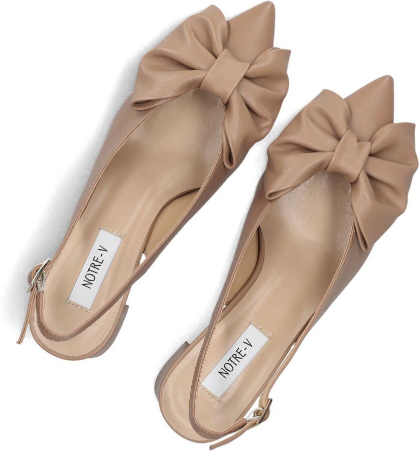NOTRE-V Beige Hakken 35503