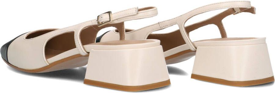 NOTRE-V Beige Slingbacks 08-224