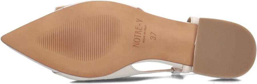 NOTRE-V Beige Slingbacks 12250