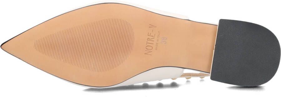 NOTRE-V Beige Slingbacks 12270