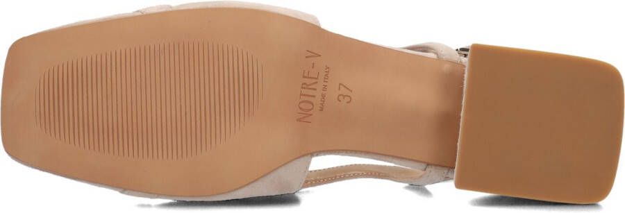 NOTRE-V Beige Slingbacks 4460