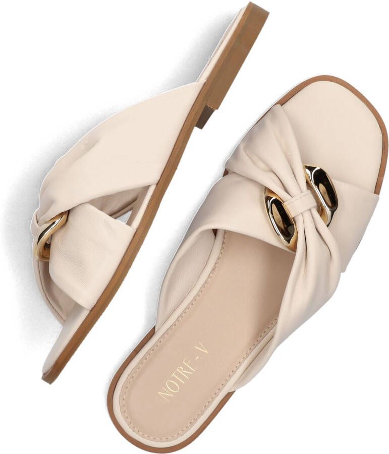 NOTRE-V Beige Slippers 226