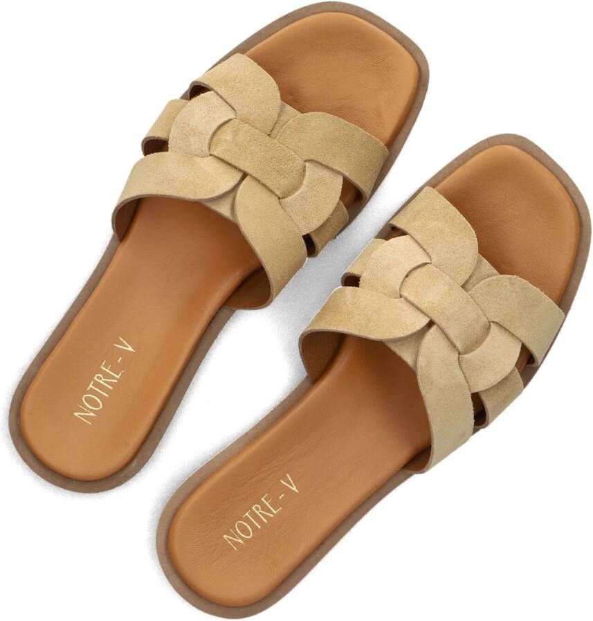 NOTRE-V Beige Slippers 22730