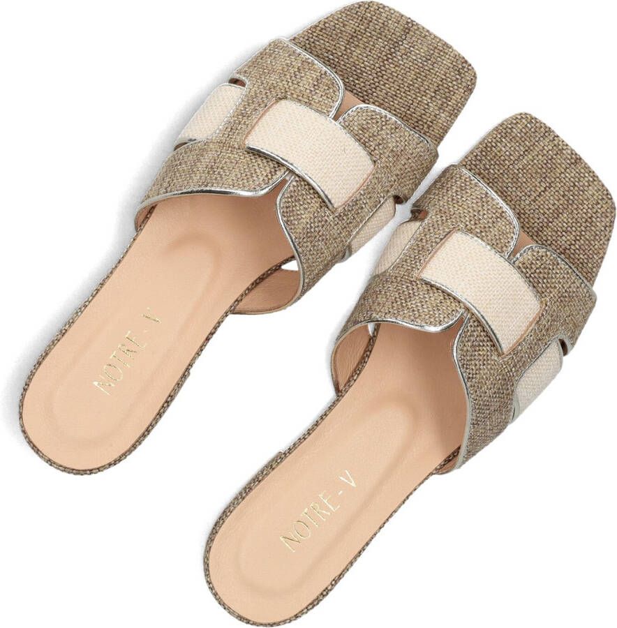 NOTRE-V Beige Slippers 6416