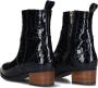Notre-v Blauwe Enkellaarzen met Krokodillenpatroon Blue Dames - Thumbnail 5