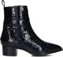 Notre-V 63231 Enkellaarsjes Enkelboots met rits Dames Blauw - Thumbnail 3