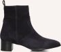 Notre-V 63231 Enkellaarsjes Enkelboots met rits Dames Blauw - Thumbnail 4