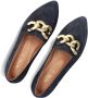 Notre-V 4605 Loafers Instappers Dames Donkerblauw - Thumbnail 6