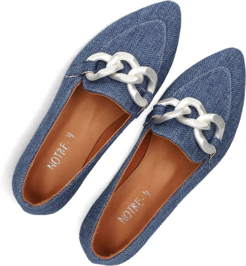 NOTRE-V Blauwe Loafers 4605
