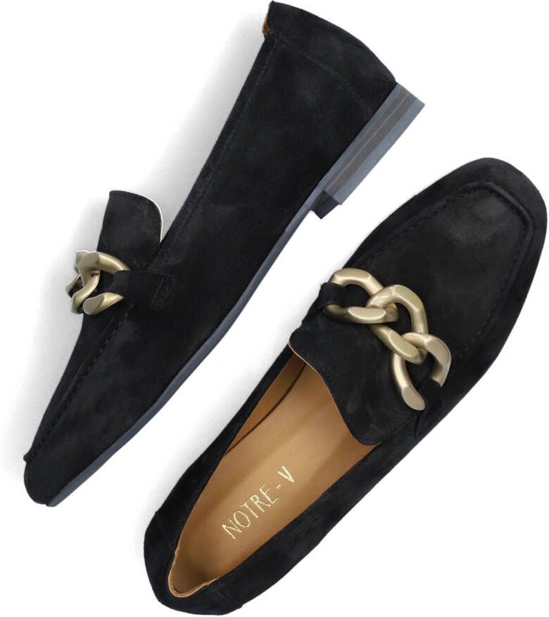 NOTRE-V Blauwe Loafers 6114