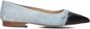 Notre-V Vk1011 Loafers Instappers Dames Lichtblauw - Thumbnail 4
