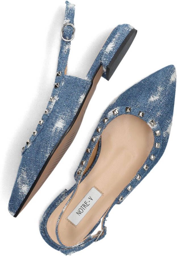 NOTRE-V Blauwe Slingbacks 12270