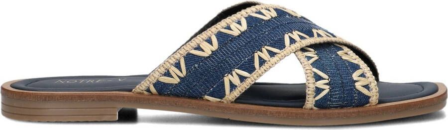 NOTRE-V Blauwe Slippers 23172