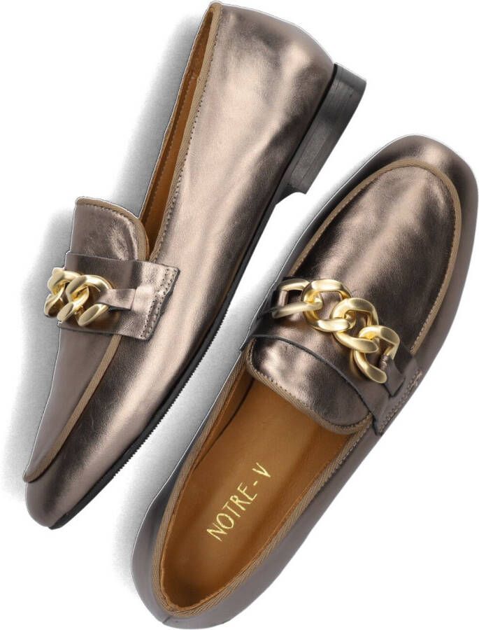 NOTRE-V Bruine Loafers 133 405