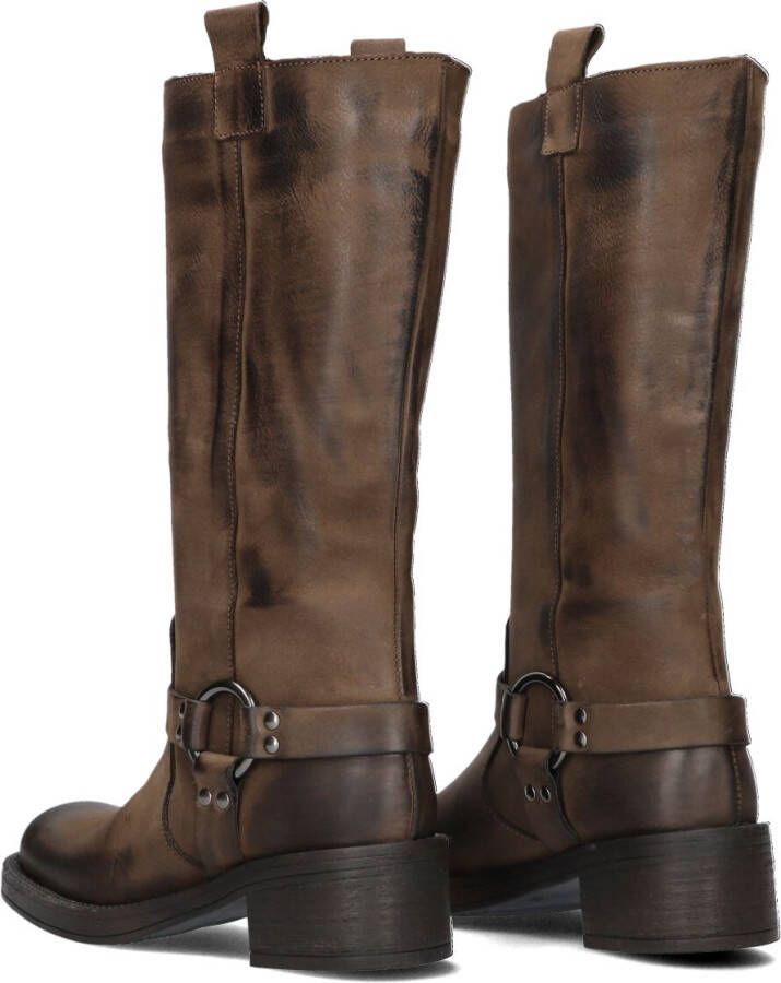 NOTRE-V Bruine Biker Boots Fry01