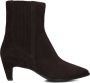 Notre-V 15225 Enkellaarsjes Enkelboots met rits Dames Bruin - Thumbnail 4