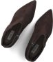 Notre-V 15225 Enkellaarsjes Enkelboots met rits Dames Bruin - Thumbnail 6